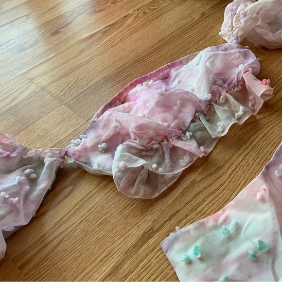 HOLOGRAPHIC COTTON CANDY TWO PEICE FAIRY - Picture 3 of 4